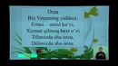 1-sinf. Ona tili. O’quv yili oxiridagi takrorlash