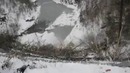 Эвакуатор упал со скалы