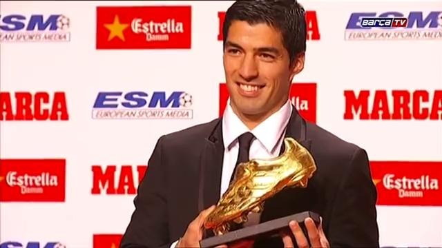 Luis Suarez Golden boot 2013-2014
