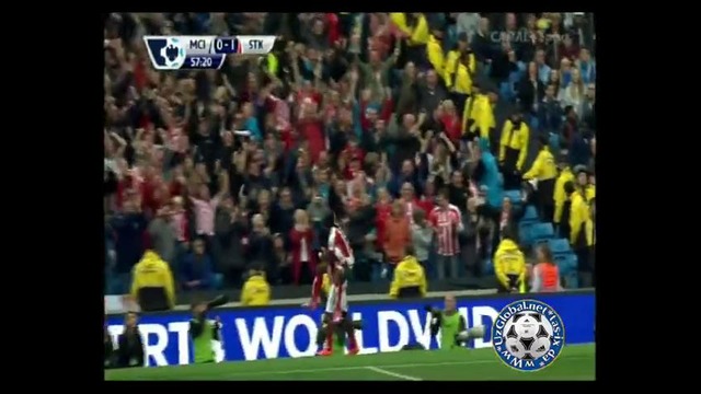 Манчестер Сити 0-1 Сток Сити АНГЛИЯ Премьер-лига – Тур 3
