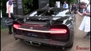 1500HP Bugatti Chiron driving at Goodwood