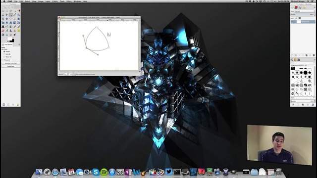 Learn Gimp Tutorial – Day 4 – Path Tool