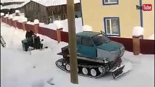 Житель Сыктывкара скрестил трактор и "Оку&quot