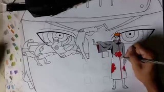 Speed Drawing – Pain Shinra Tensei (Requested)