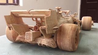 Wood Carving – New Ferrari SF1000 2020 – F1 Racing Car – Woodworking Art