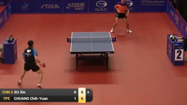 Swedish Open 2015 Highlights- XU Xin CHN vs CHUANG Chih-Yuan (1-4)