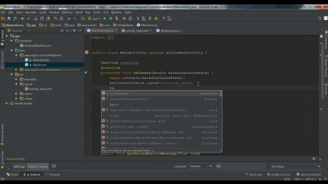 Android Studio Tutorial – 54 – Create a Bound Service