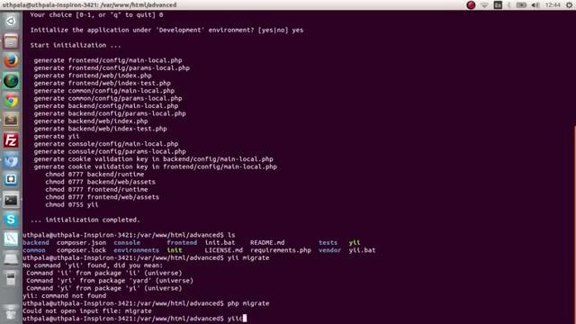 Yii 2 PHP Framework – 7 – Installing the Advance Template in Yii