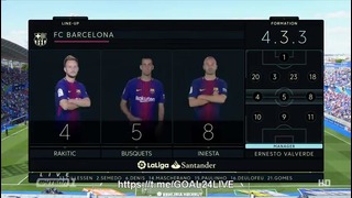 (480) Хетафе – Барселона | Испанская Примера 2017/18 | 4-й тур | Обзор матча