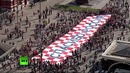 Благодарность россиянам от хорватских болельщиков