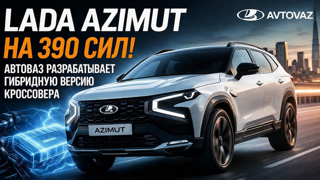 Lada на 390 сил! АвтоВАЗ разрабатывает гибридный авто! Первые новости