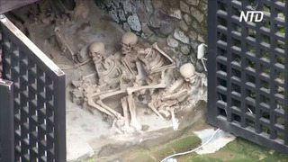 Три новых скелета нашли в Помпеях