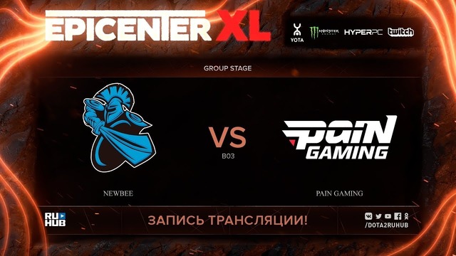 EPICENTER XL – NewBee vs paiN Gaming (Game 1, Groupstage)