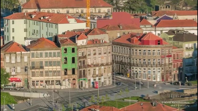 День в Порто. Португалия Timelapse/Hyperlapse