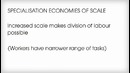 Economies of Scale