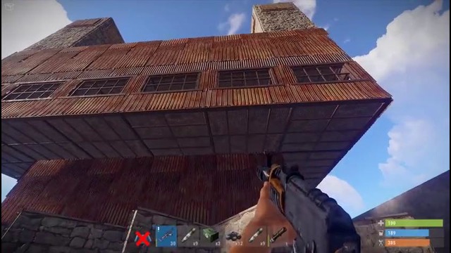 HumenBrain Rust – Рейд гигантского дома в онлайне [1v2] (#242)