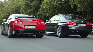 DSC OFF. 840лс BMW M5 F90 vs 750лс Nissan GT-R. Легенда VS прогресс