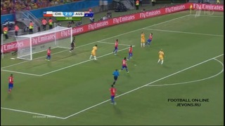 Чили – Австралия 3:1 Обзор матча 13.06.2014