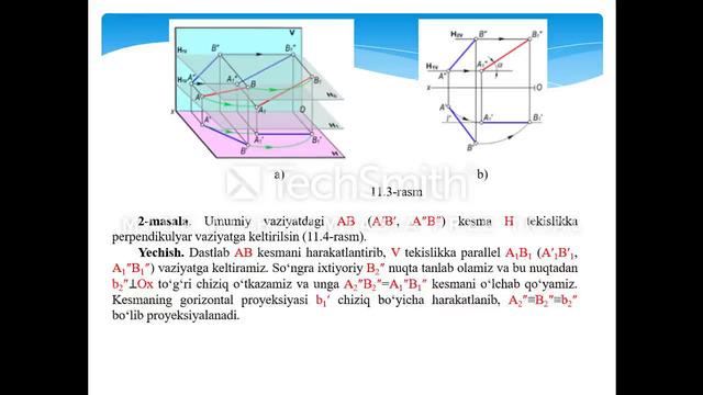 11-mavzu. Tekislikning parallel xarakat usuli