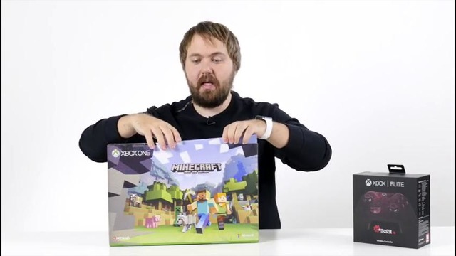 Распаковка Xbox One S Minecraft Edition