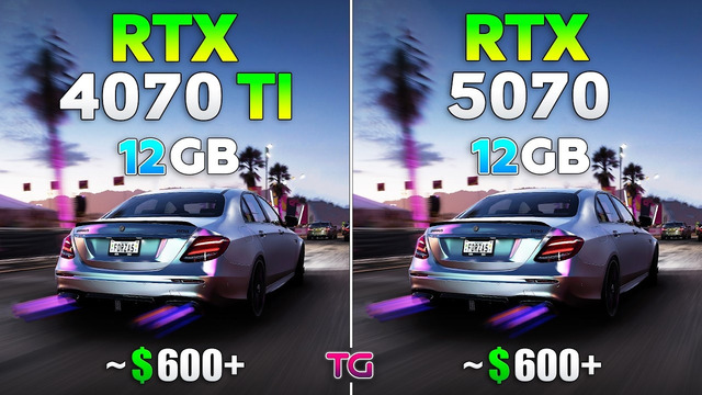RTX 4070 Ti vs RTX 5070 – Test in 11 Games