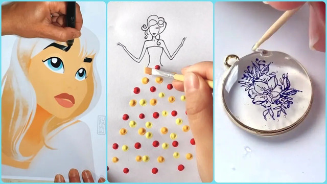 Satisfying Art Work Ideas To Help You Relax #17! Amazing Art skills Talented people