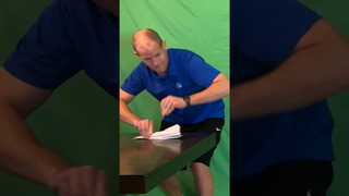 Fastest time to fold and throw a paper plane – 6.15 seconds by David Rush