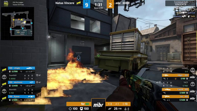 ESL Pro League S10: Na’Vi vs MiBR (GAME 1) CS:GO