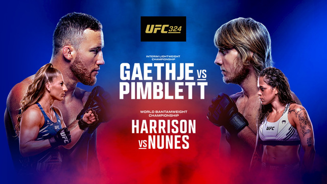 UFC 324: Gaethje vs. Pimblett (ОСНОВНОЙ КАРД) 25.01.2026 | Джастин Гэтжи — Пэдди Пимблетт