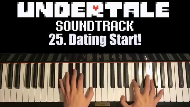 Undertale OST – 25. Dating Start! (Piano Cover by Amosdoll)