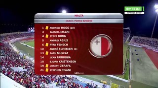 Мальта – Англия | Чемпионат Мира 2018 | Отборочный турнир | Обзор матча