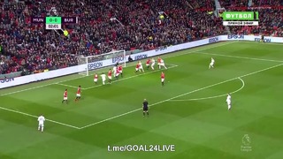 (HD) Манчестер Юнайтед – Бернли | Английская Премьер-Лига | 20-й тур