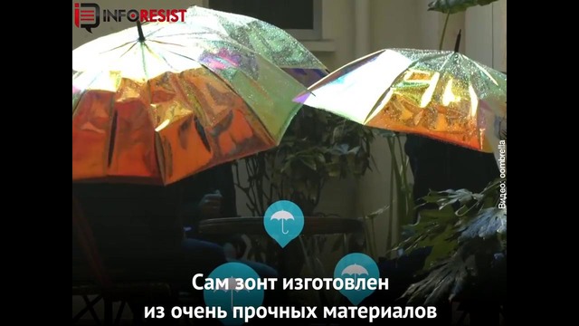 Умный зонт, который предупредит вас об осадках