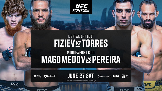 UFC Fight Night 280: Rafael Fiziev vs. Manuel Torres (ОСНОВНОЙ КАРД) 29.06.2026 | Рафаэль Физиев — Мануэль Торрес