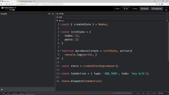Complete React Tutorial (& Redux) #36 – Redux Actions