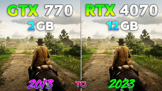 GTX 770 vs RTX 4070 – 10 Years Difference