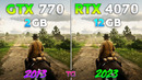 GTX 770 vs RTX 4070 – 10 Years Difference