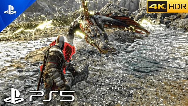 (PS5) God of War Ragnarök – New Combat Gameplay | Next-Gen ULTRA Graphics [4K HDR]