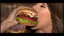 Мисс Алабама Кэтрин Вебб в рекламе бургера