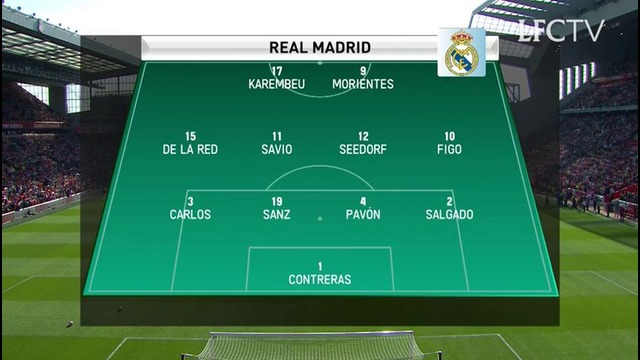 Liverpool Legends v Real Madrid Leyendas 25/03/2017 Charity Match