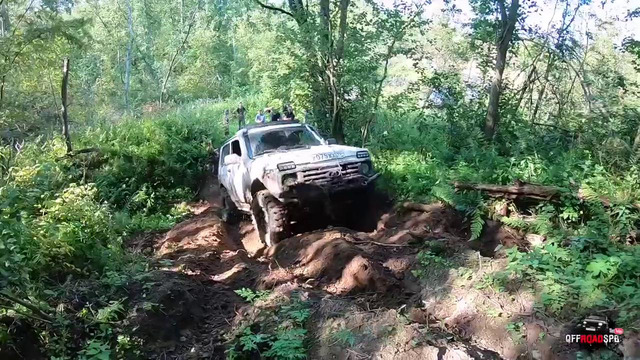 OffroadSPB. Адские горки, Антон в огне. Jeep yj on unimog axels, Patrol on 42
