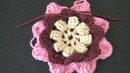 Вязание ирландской розы крючком