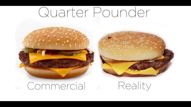 Макдональдс – Реклама и Реальность