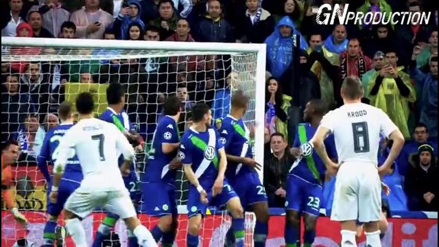Криштиану Роналду – Все голы со штрафных в Лиге Чемпионов