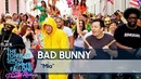 Bad Bunny and Jimmy Perform "MIA" on the Streets of Old San Juan