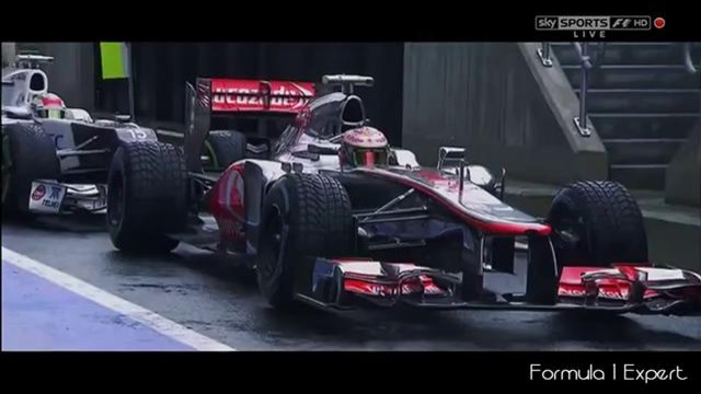Яркие моменты с квалификации Гран-при Великобритании F1 2012