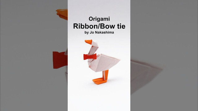 ORIGAMI RIBBON/BOW TIE (Jo Nakashima) #shorts