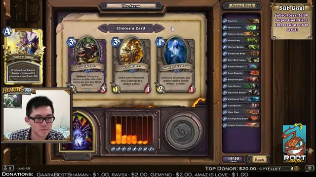 Hearthstone – The Arena draft to rule them ALL