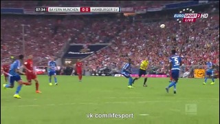 Бавария 5:0 Гамбург | Немецкая Бундеслига 2015/16 | 01-й тур | Обзор матча