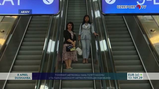 Toshkent metrosiga yana to‘rt vagonli 2 ta yangi zamonaviy metro poyezdlari olib kelindi